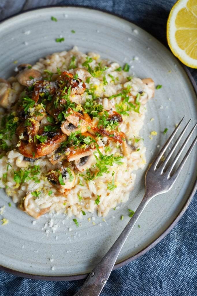 Risotto Med Svampe - Hjemmelavet Svamperisotto