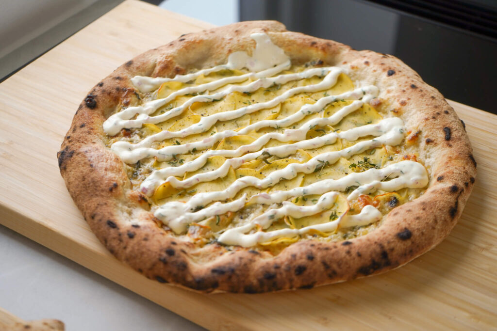 Bearnaise Kartoffelpizza