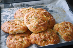 Focaccia sandwichbrød