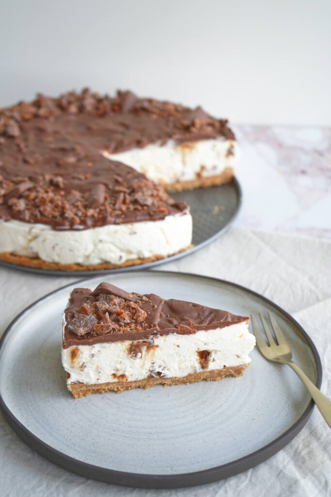 Luksus daim cheesecake