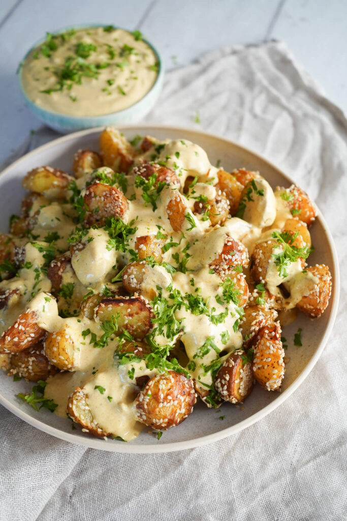 Kartofler Med Indisk Yoghurtsauce