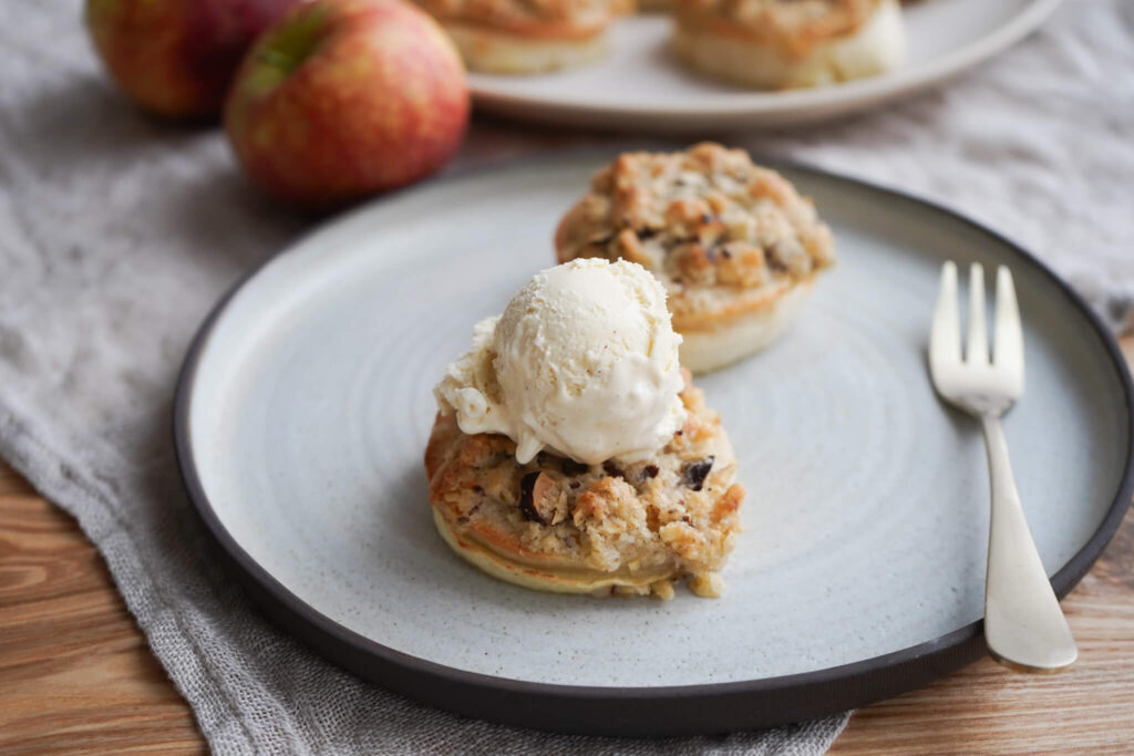 Æbler med crumble