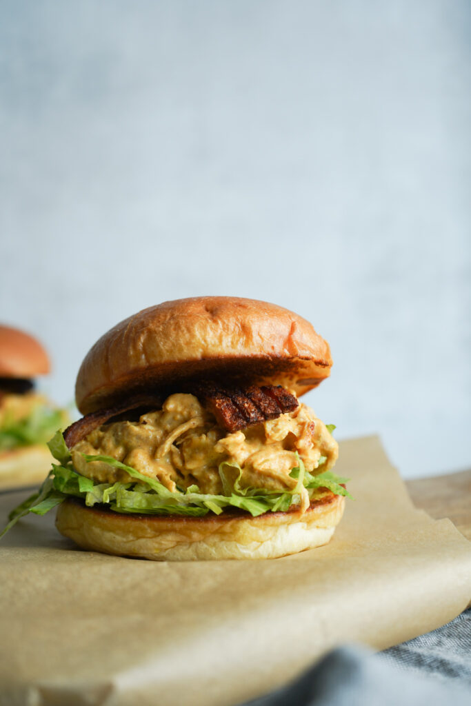 Pulled Ribbenstegs Burger