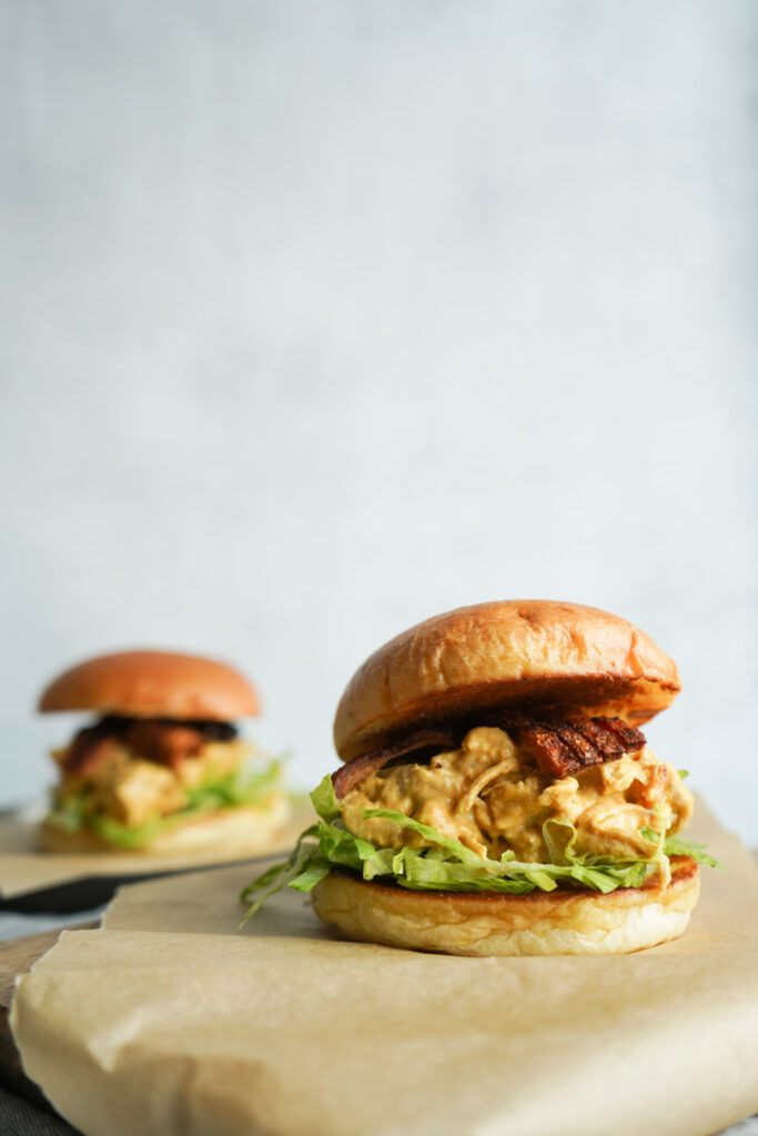 Pulled Ribbenstegs Burger