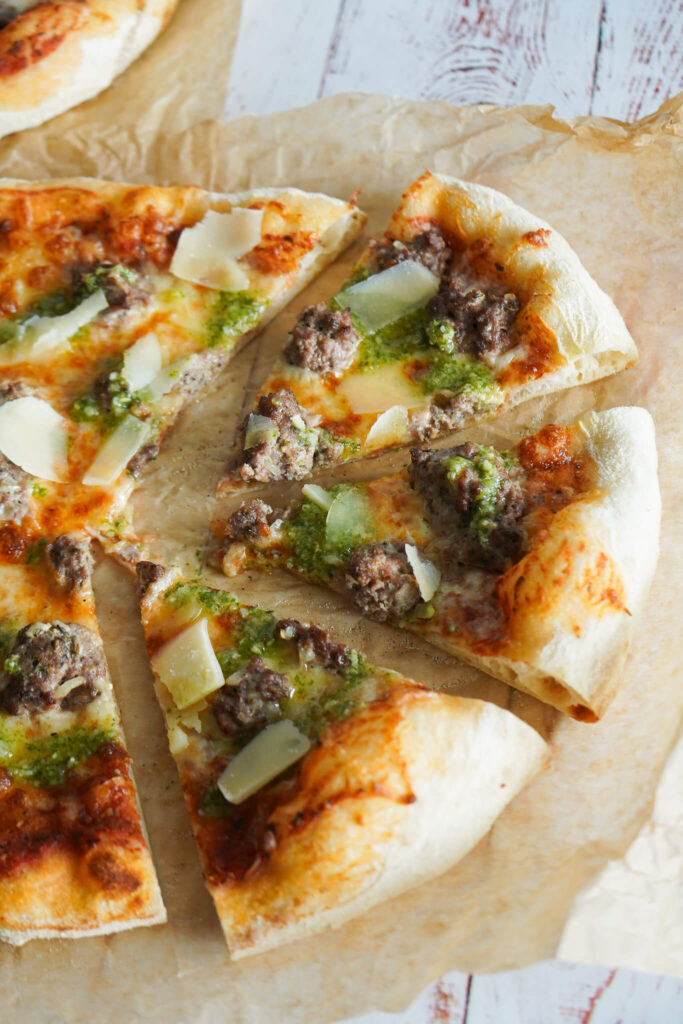Pizza Med Kødboller