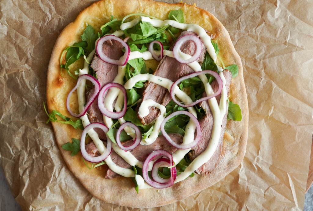 Bøf Bearnaise Pizza
