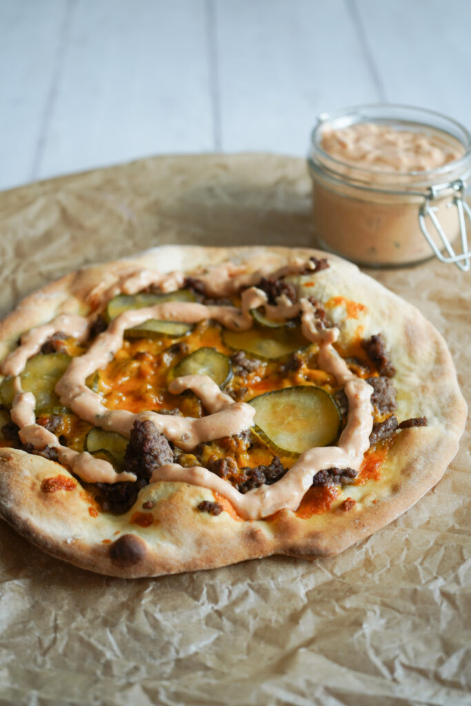 Cheeseburger Pizza