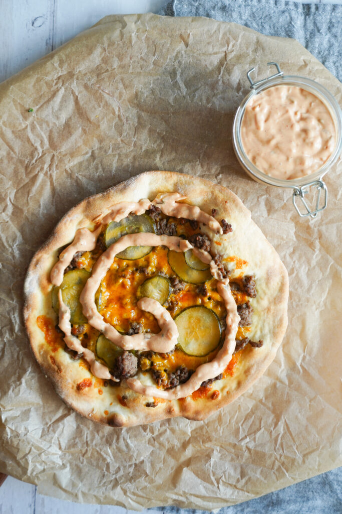 Cheeseburger Pizza