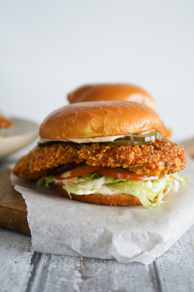 Friteret Honning Kyllingeburger