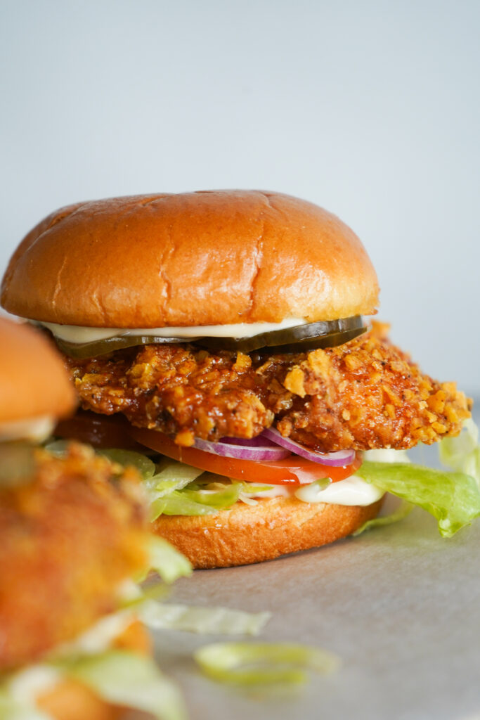 Friteret Honning Kyllingeburger
