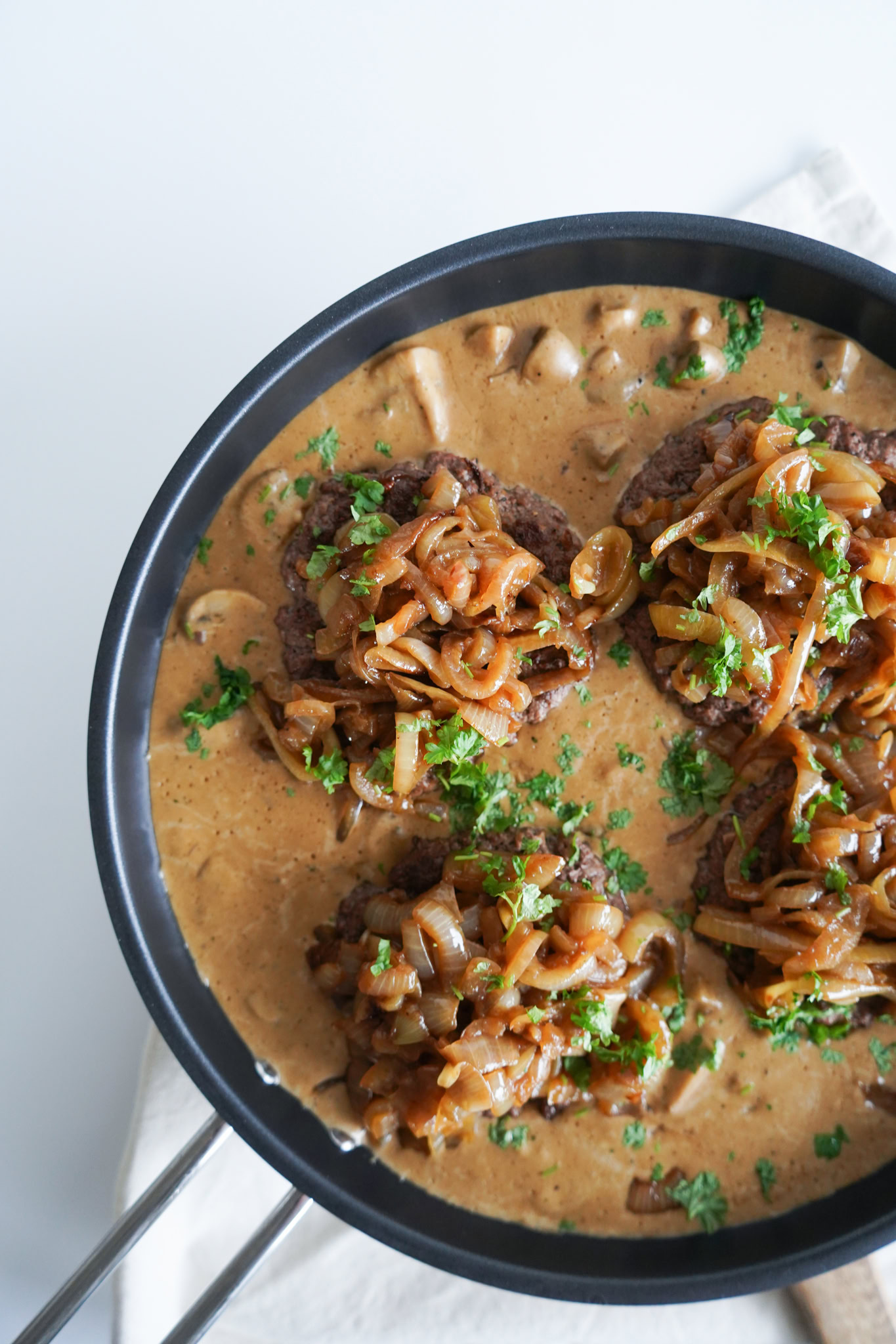 Hakkebøffer I Champignonsauce