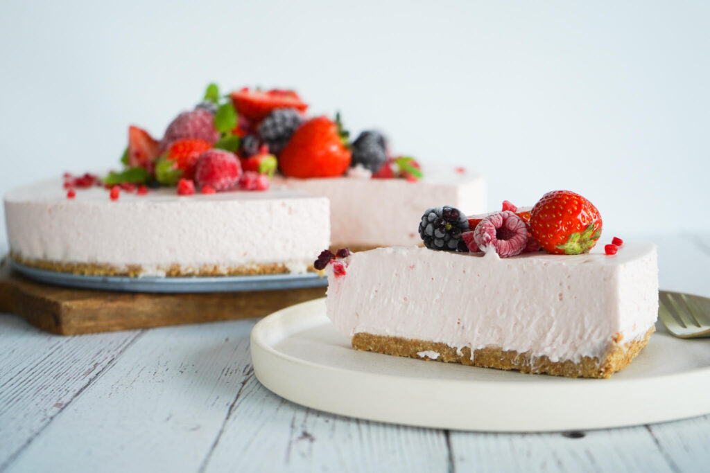 Jordbærcheesecake