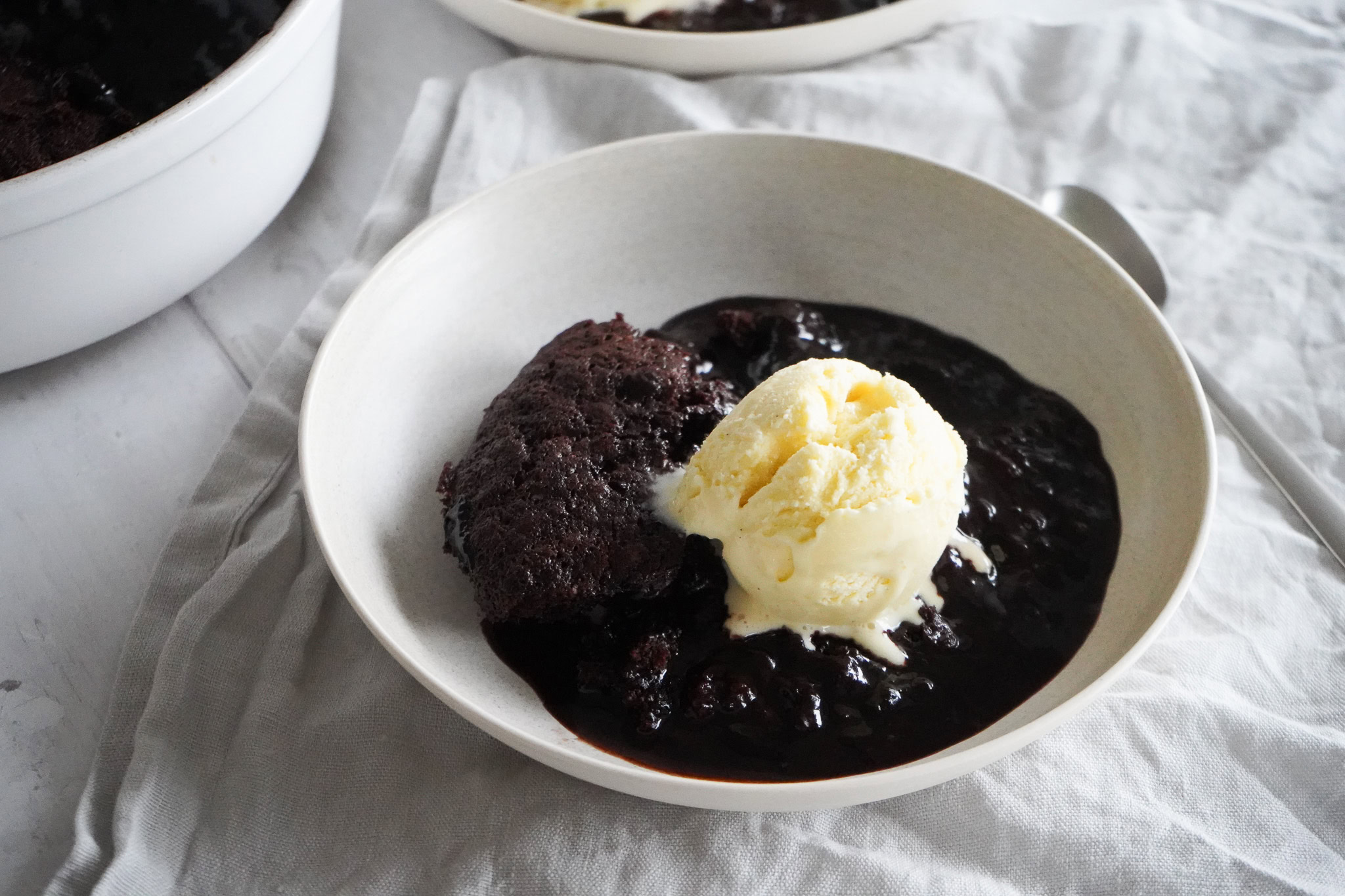 Hot Fudge Chokoladekage