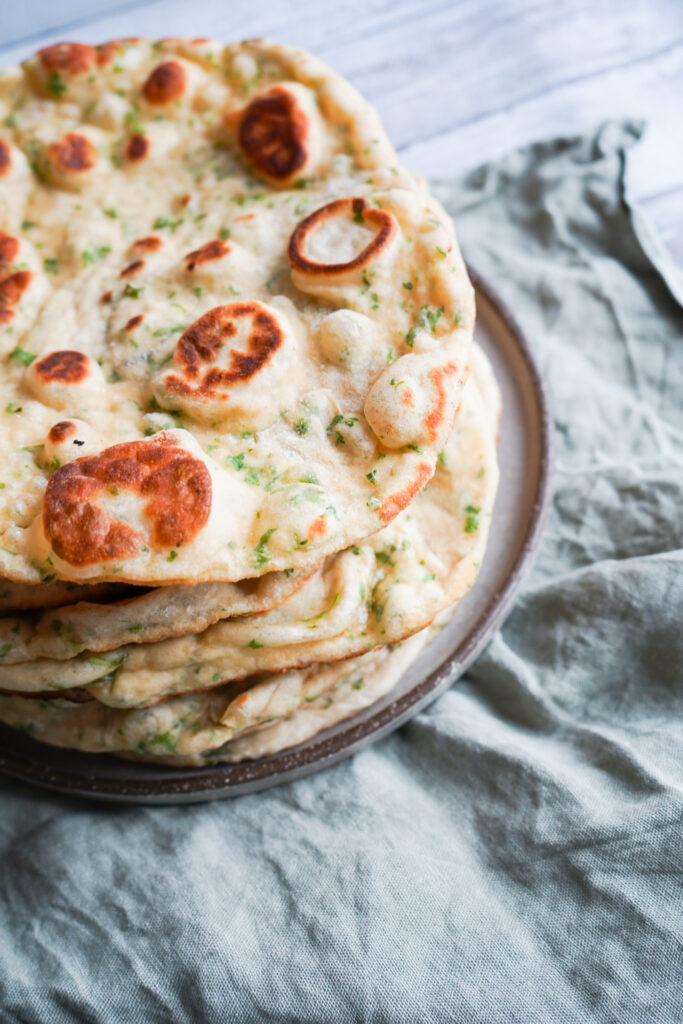 Naan Med Urter Og Hvidløg