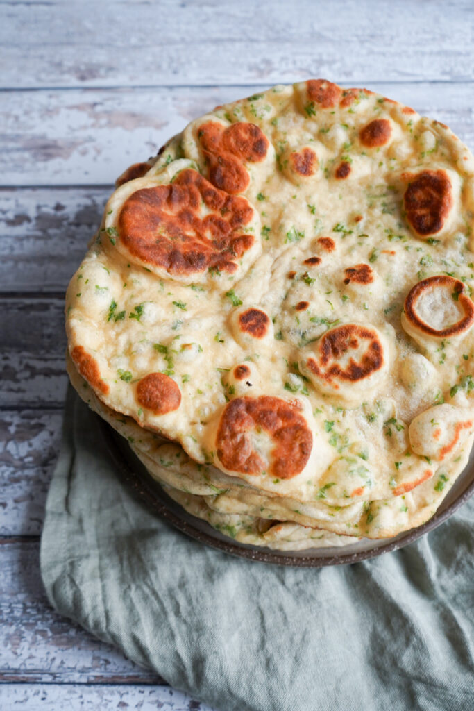Naan Med Urter Og Hvidløg