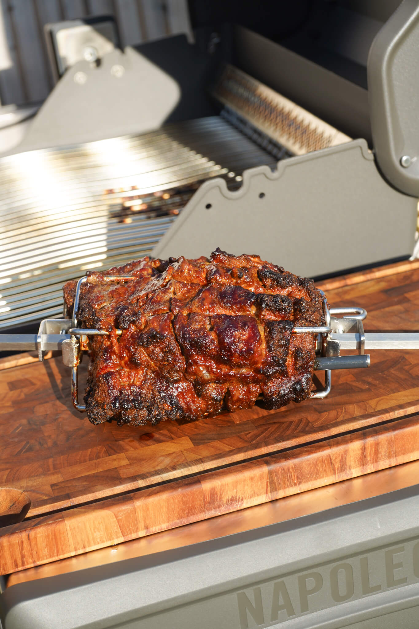 Nakkefilet på rotisserie