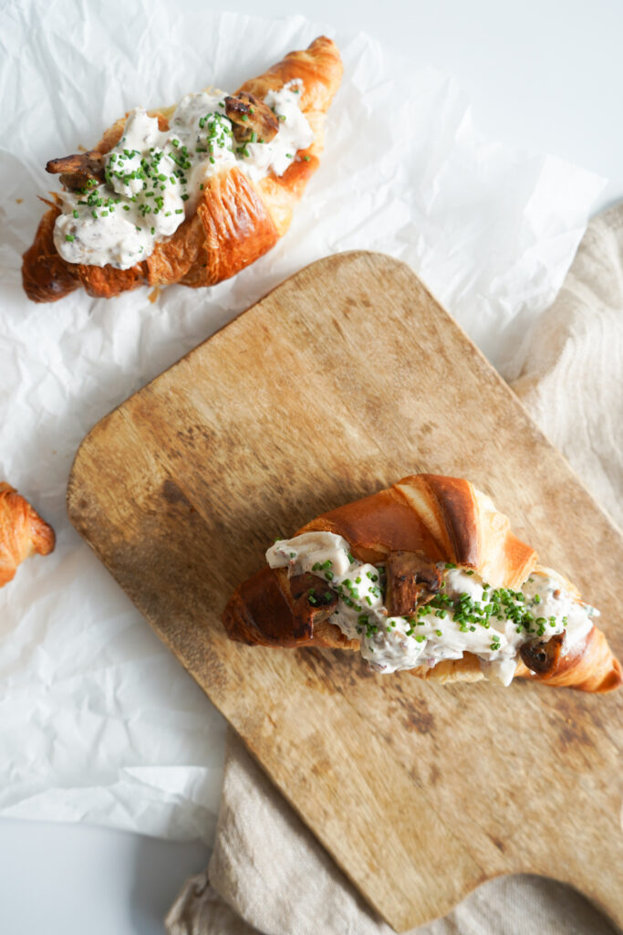 Croissant Med Kyllingesalat