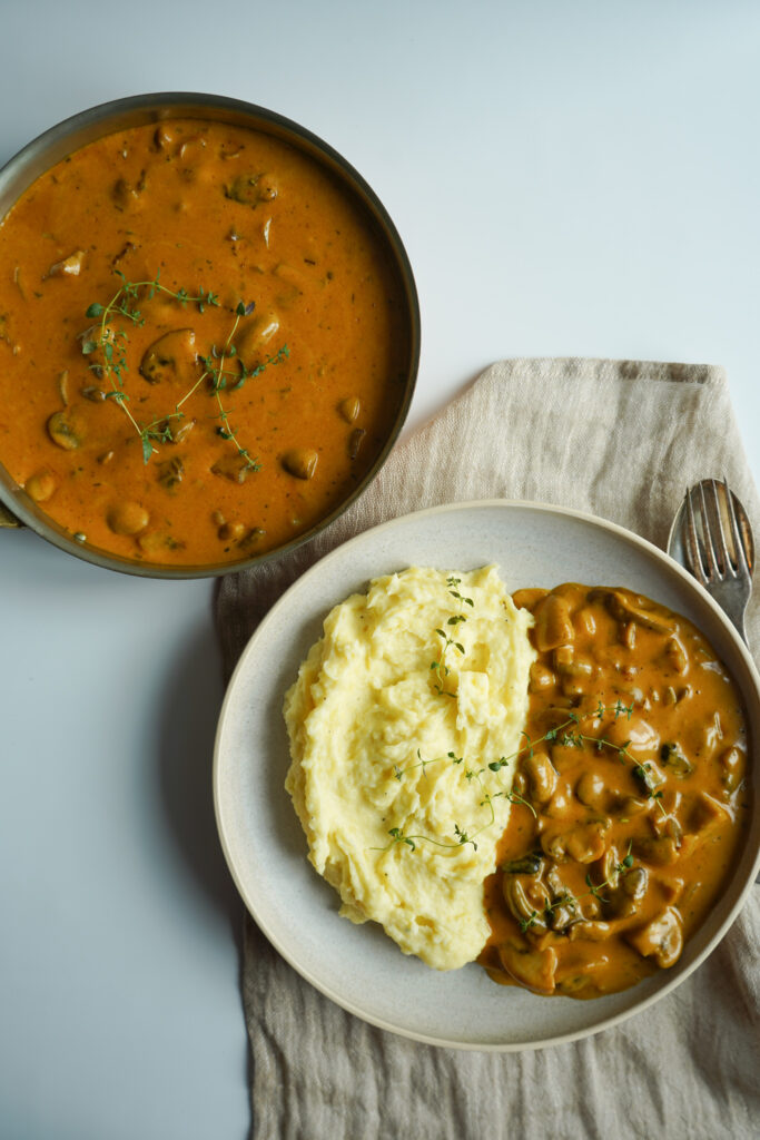 Svampegryde Med Whiskysauce