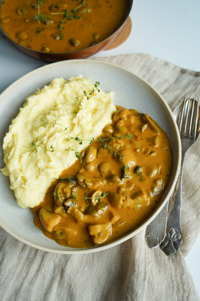 Svampegryde Med Whiskysauce