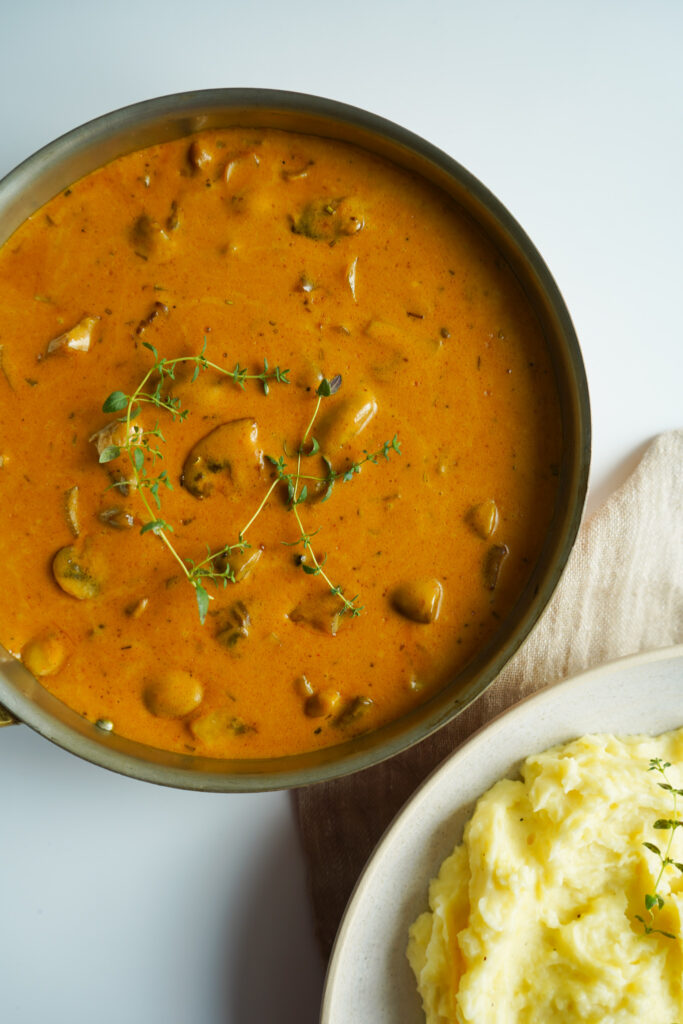 Svampegryde Med Whiskysauce