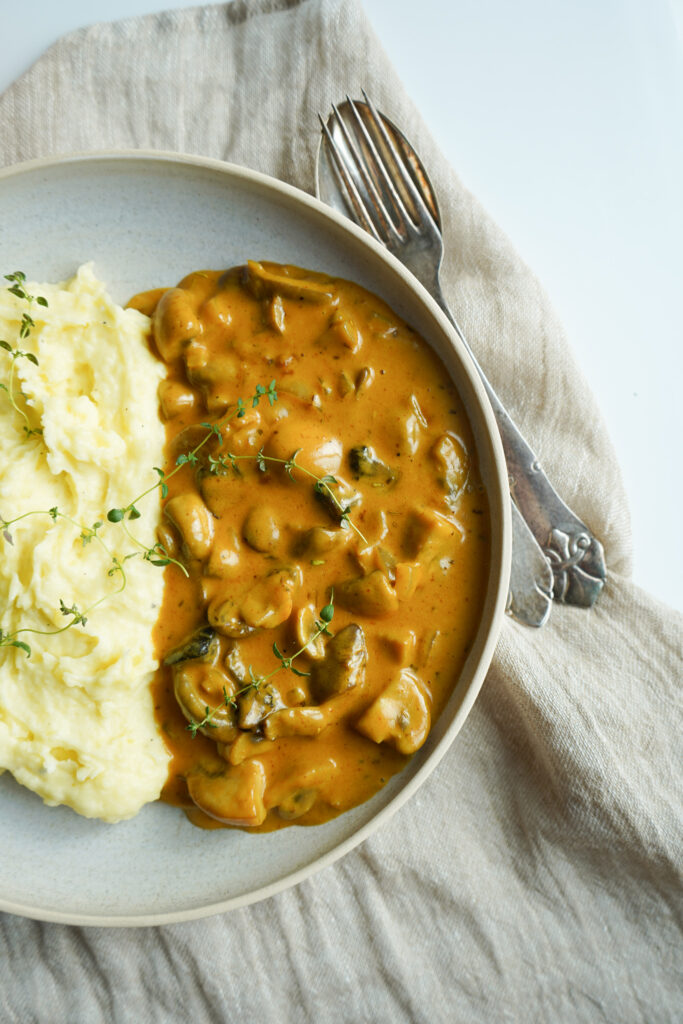 Svampegryde Med Whiskysauce