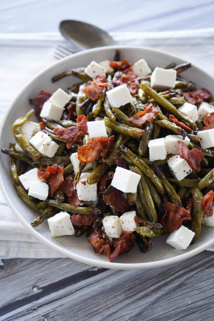 Bønnesalat Med Bacon og Feta