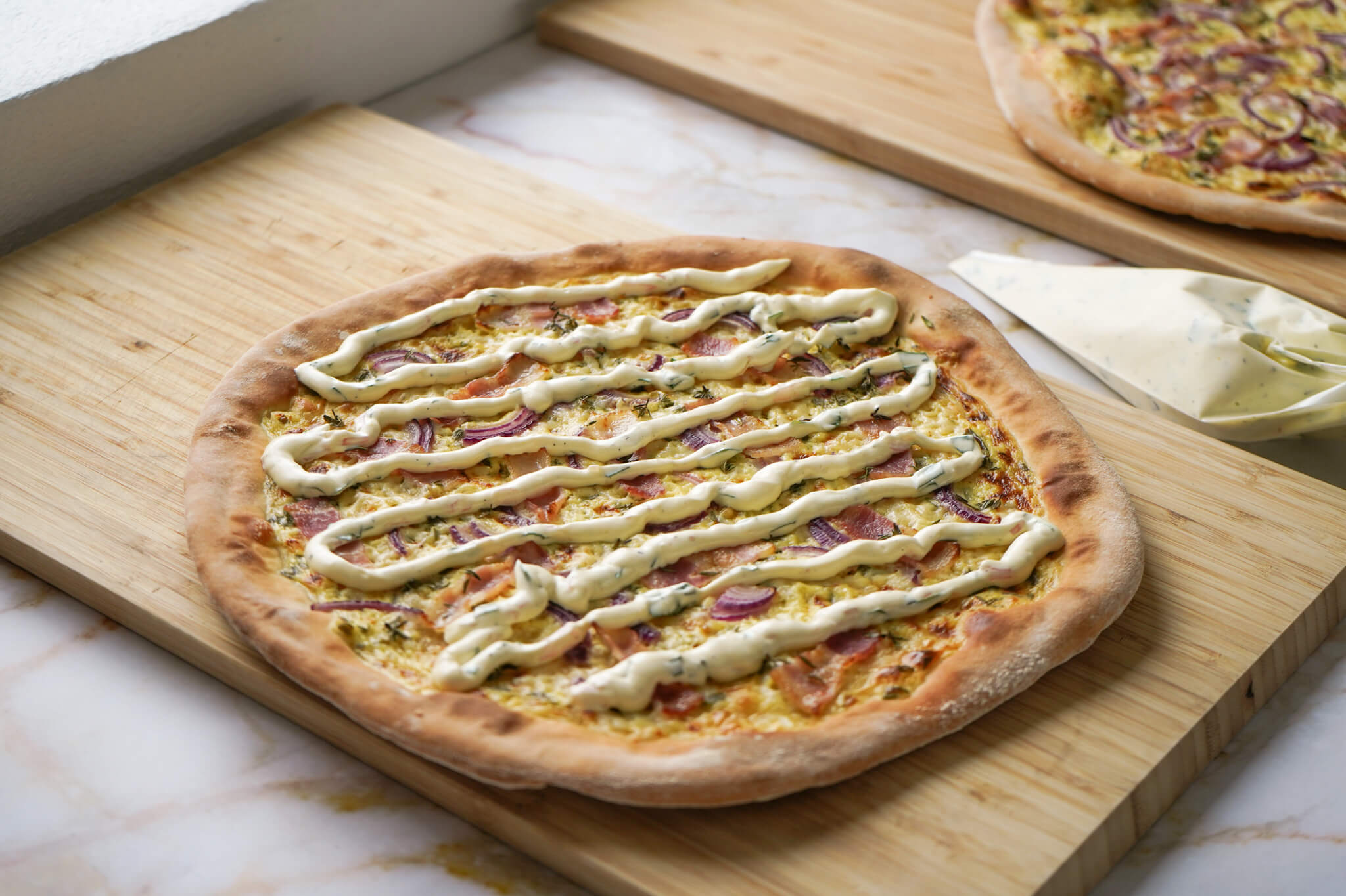 Bearnaise Flammkuchen