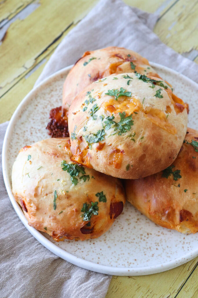 Hvidløgsbrød Pizzaboller Med Pepperoni Og Cheddar - Fantastisk Sandwichbrød
