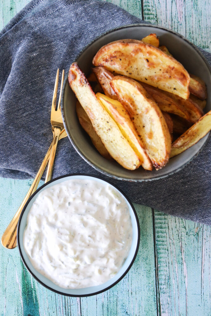 Tzatziki Dip Med Feta - Fantastisk Til Kartofler Og Brød