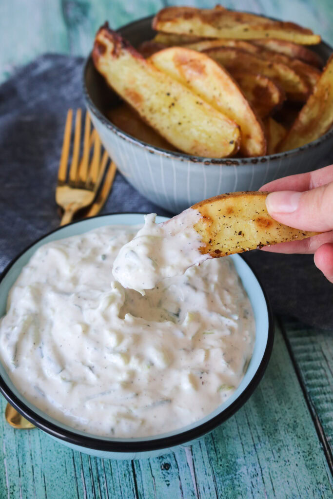 Tzatziki Dip Med Feta - Fantastisk Til Kartofler Og Brød