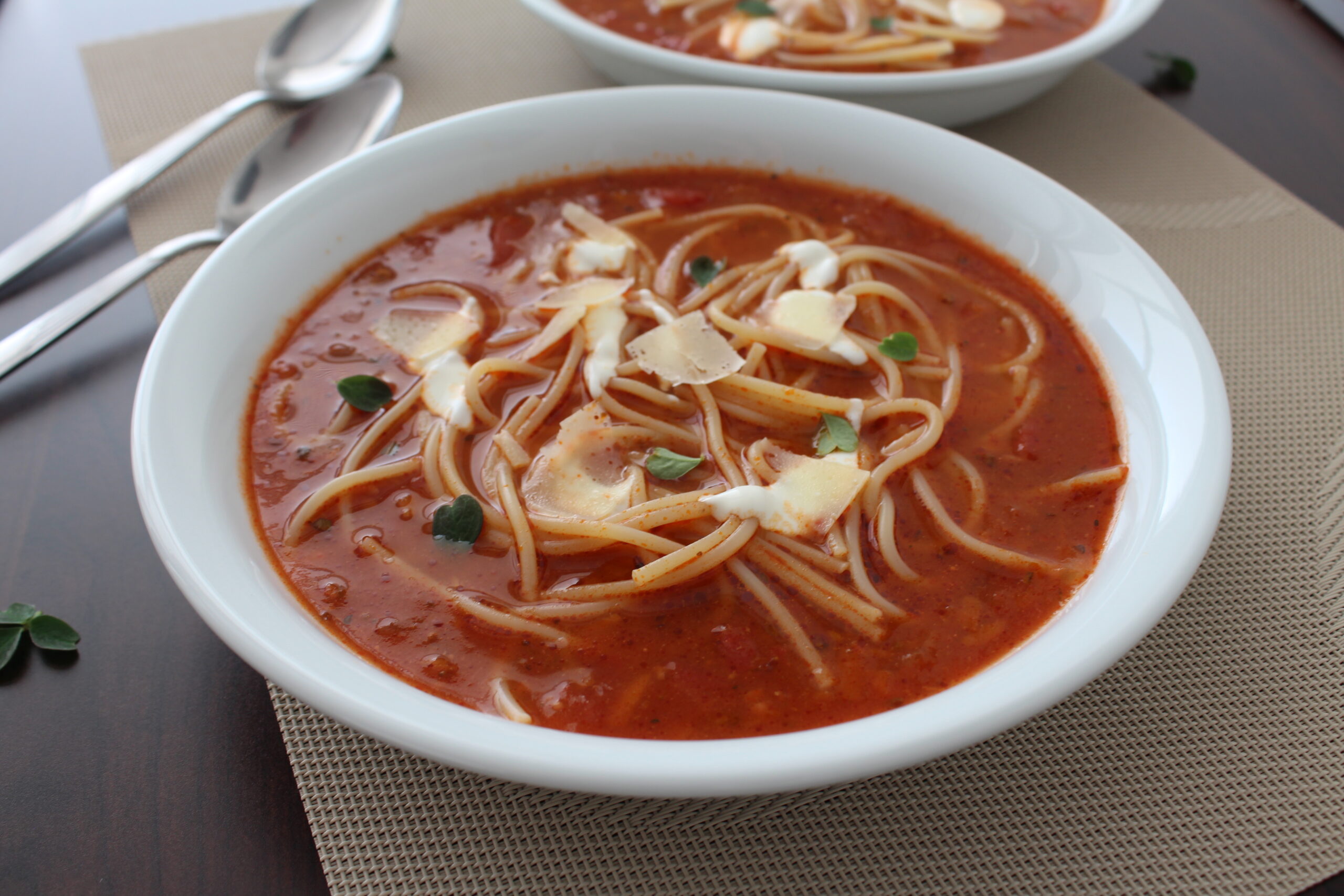 Spaghetti Bolognese Suppe