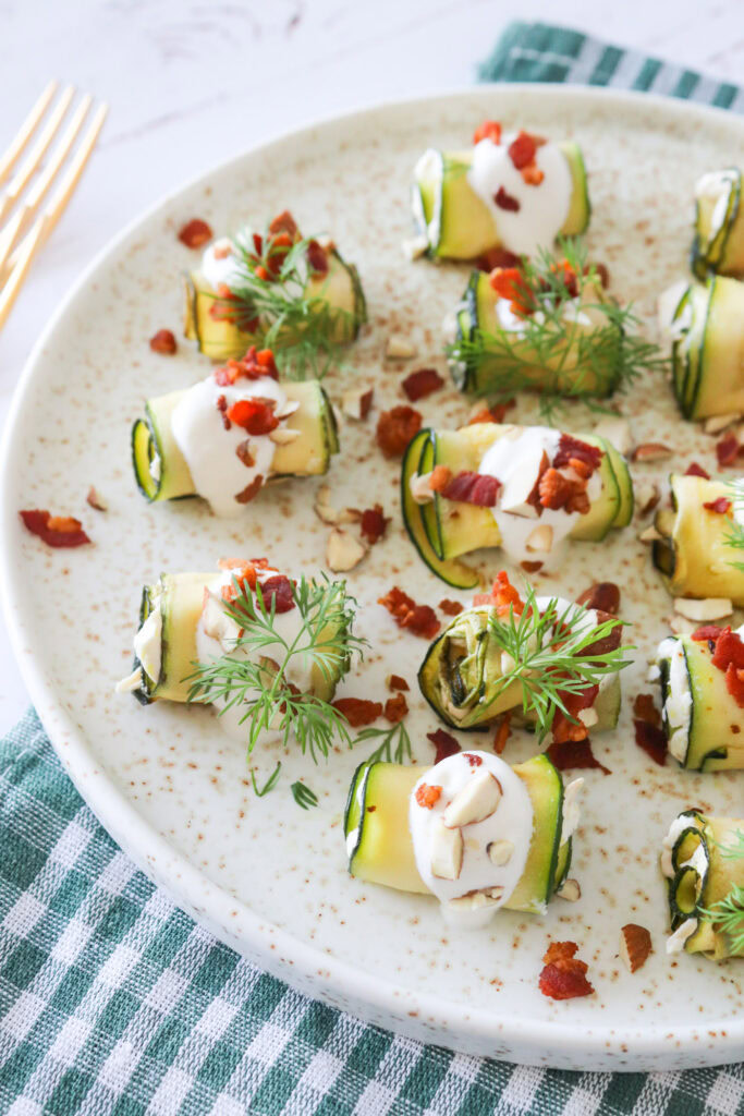 Squashruller Med Flødeost Og Bacon - En Lækker Tapas Idé