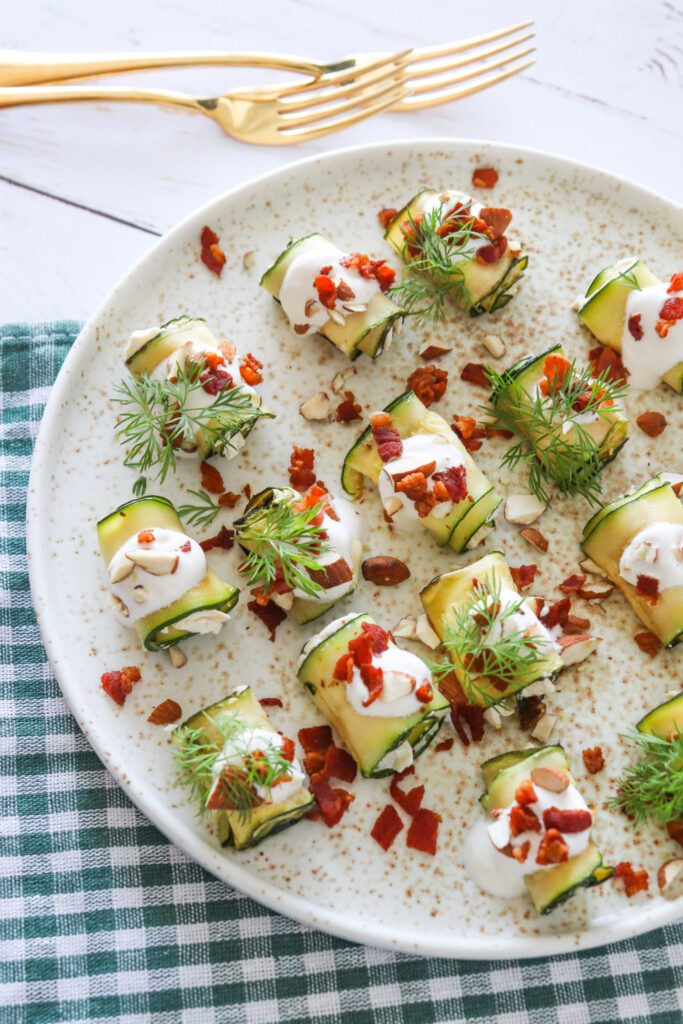 Squashruller Med Flødeost Og Bacon - En Lækker Tapas Idé