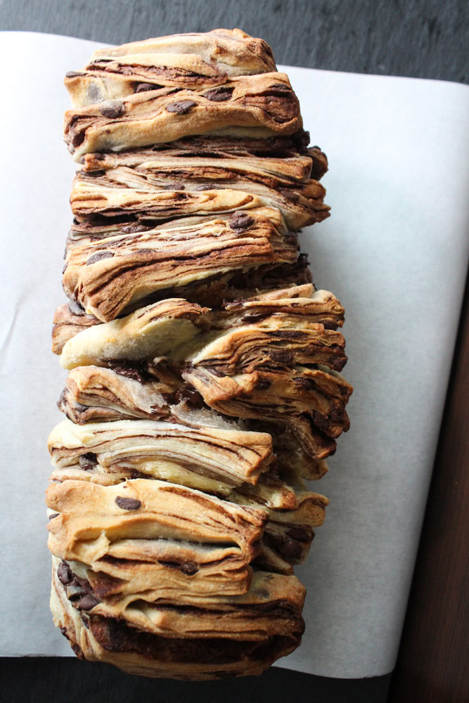 Chokolade Pull-Apart Brød