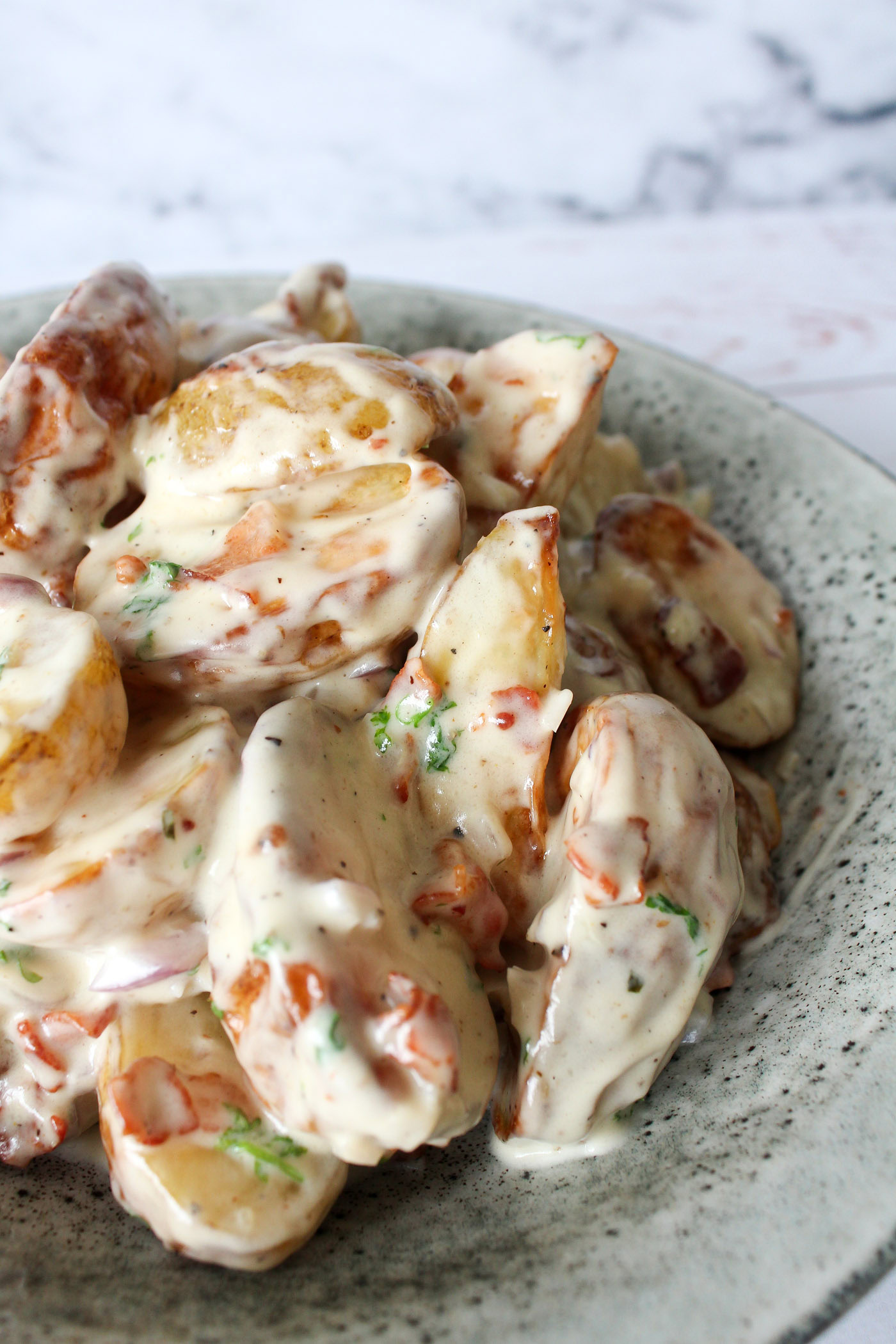 Kartofler I Baconsauce