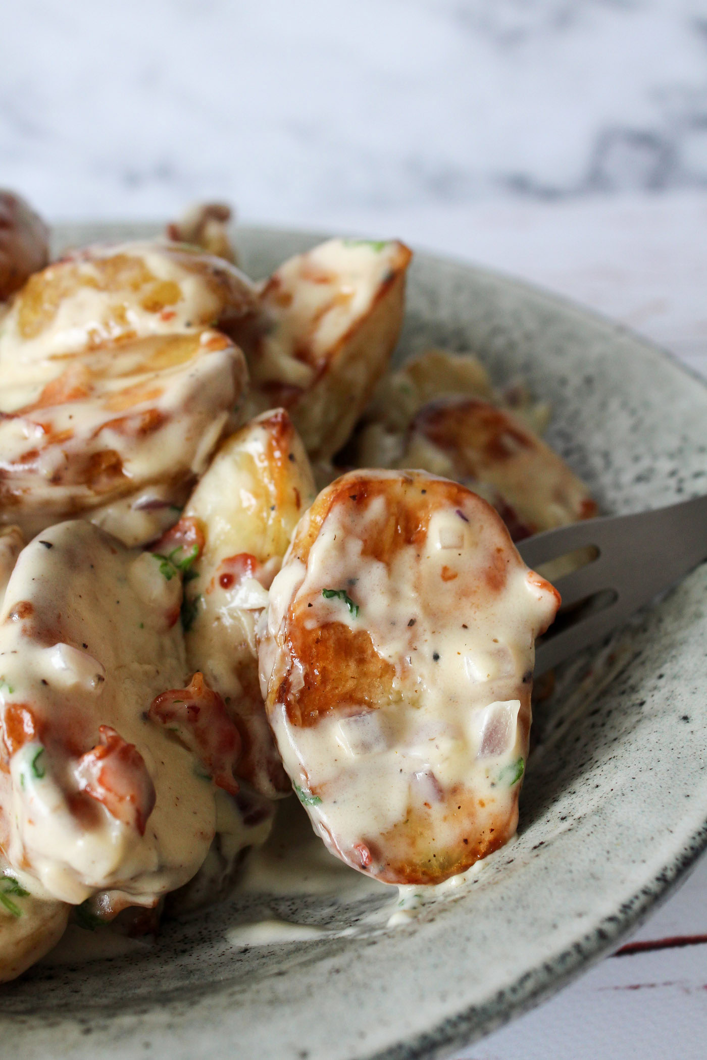 Kartofler I Baconsauce