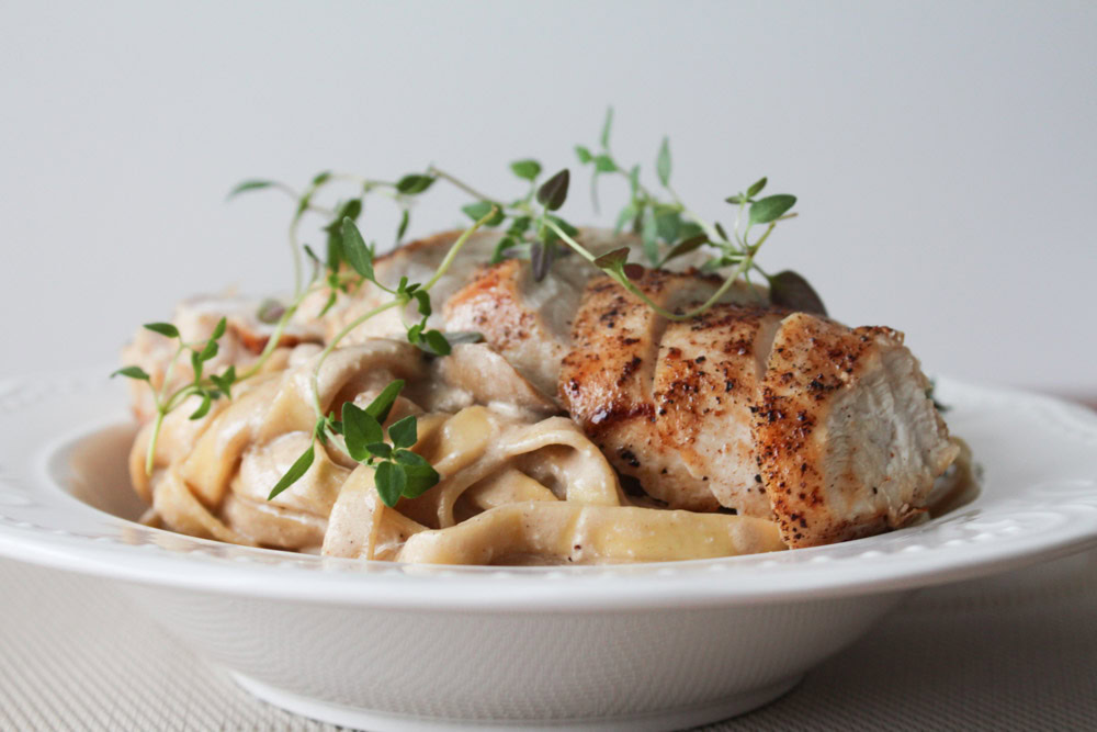 Pasta Med Champignonsauce