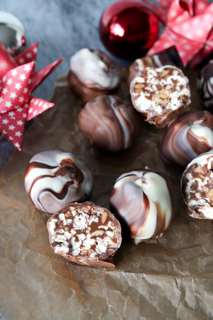 Popcornkugler Med Mars Og Snickers