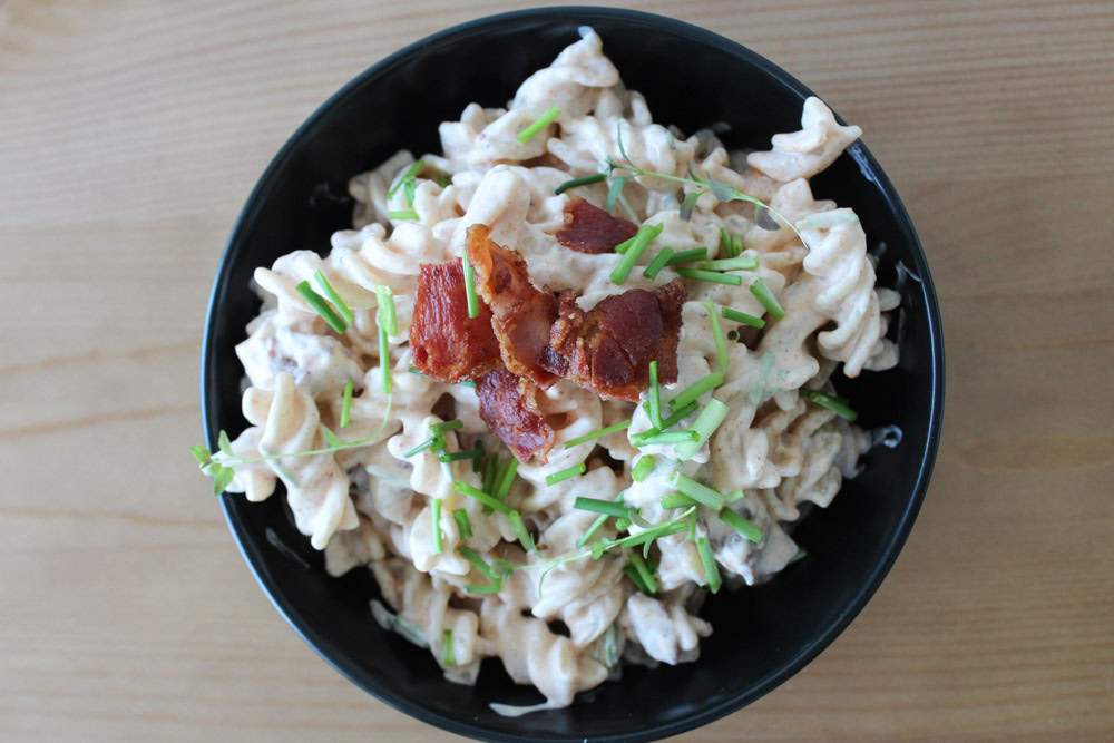 Pastasalat Med Bacon