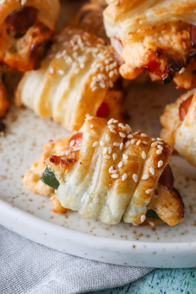 Jalapeño Poppers Mini Pølsehorn Med Butterdej - Sprøde Snacks