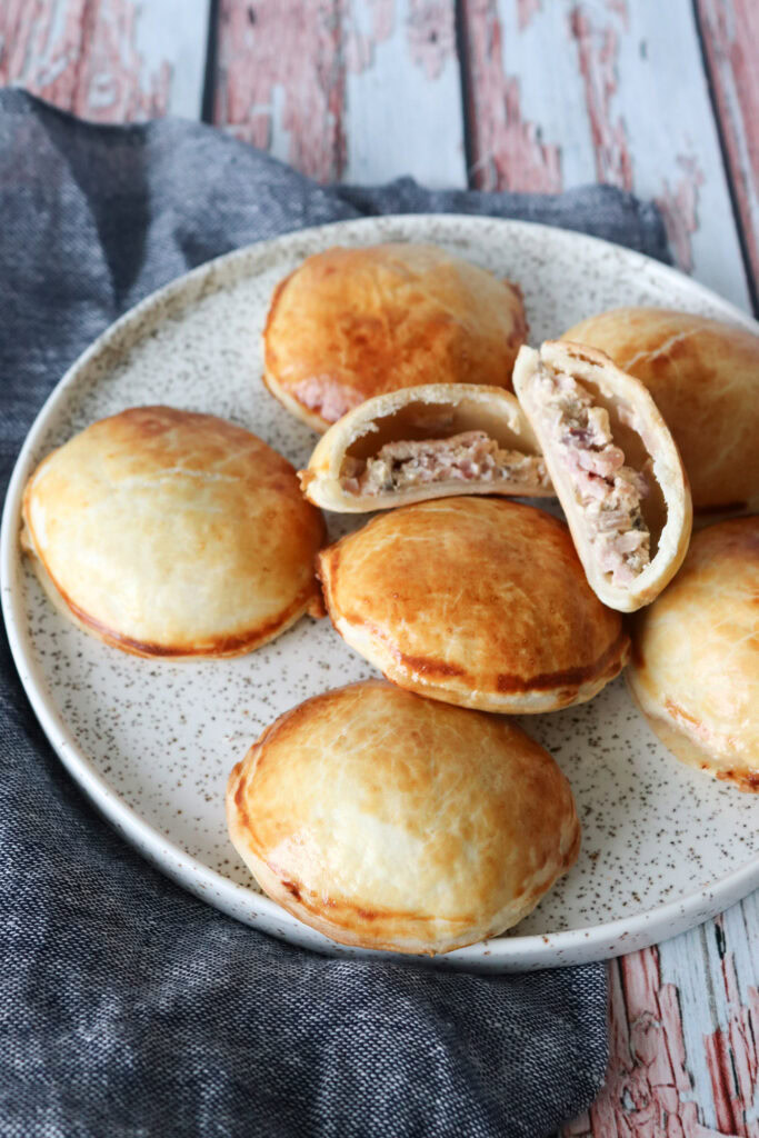 Tærtehapsere Med Skinke Og Champignon