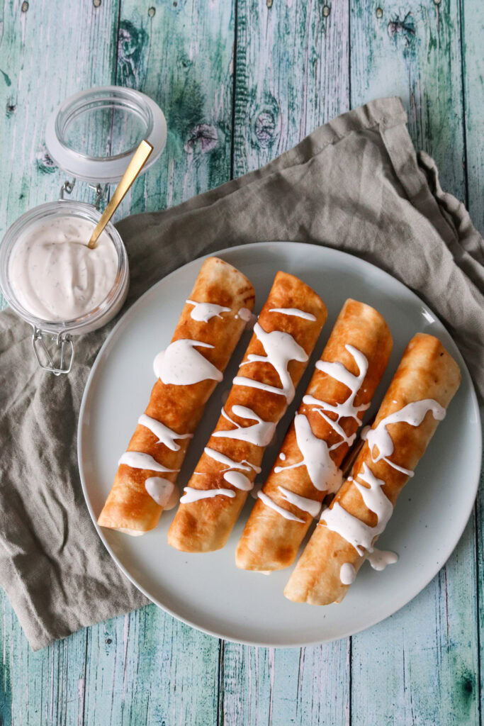 Skinkestang Inspireret Taquitos - Sprøde Tortillas Med Skinkestangsfyld