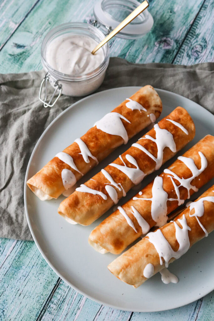 Skinkestang Inspireret Taquitos - Sprøde Tortillas Med Skinkestangsfyld