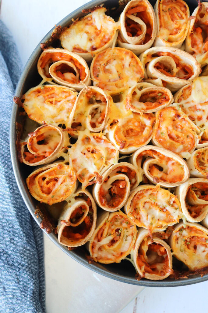 Pizza Taquitos Bake - Tortillas Rullet Med Cremet Pizzafyld