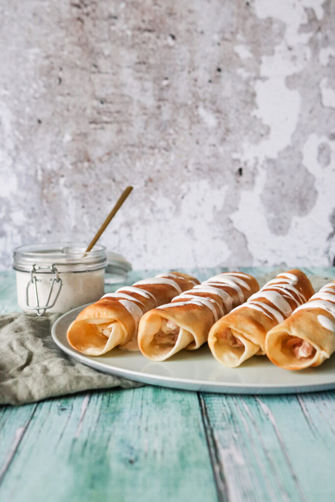 Skinkestang Inspireret Taquitos - Sprøde Tortillas Med Skinkestangsfyld
