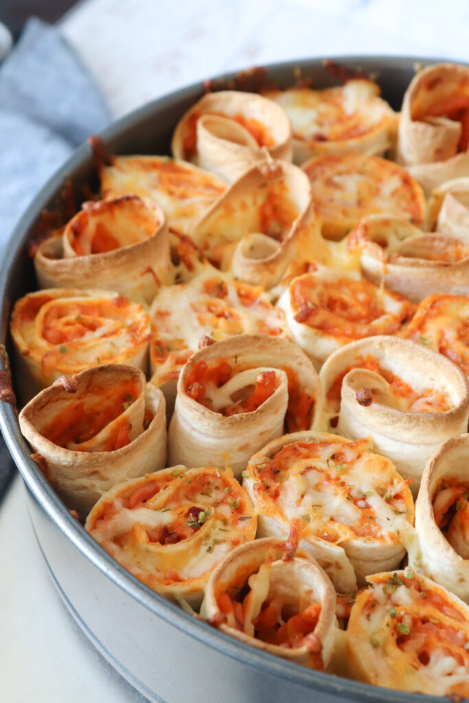 Pizza Taquitos Bake - Tortillas Rullet Med Cremet Pizzafyld