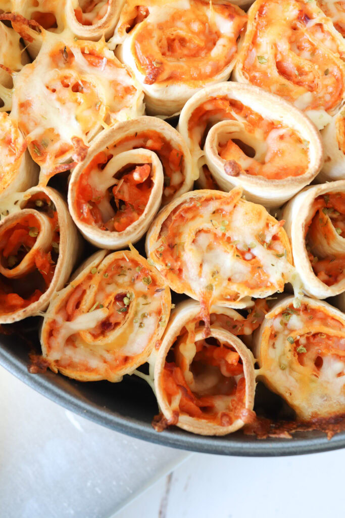 Pizza Taquitos Bake - Tortillas Rullet Med Cremet Pizzafyld