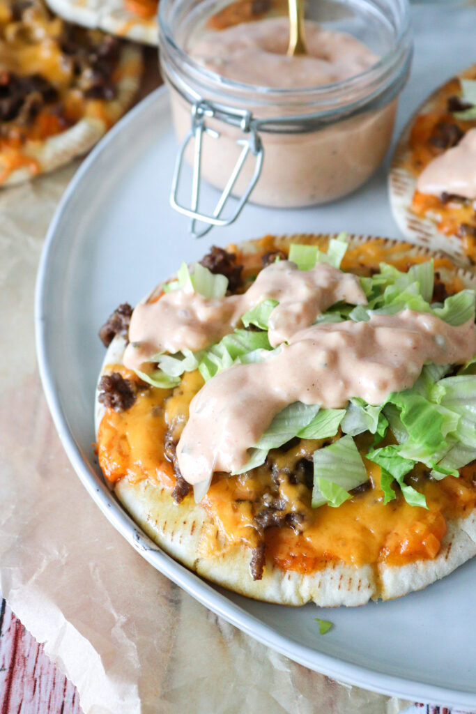 Big Mac Pitabrød Pizza