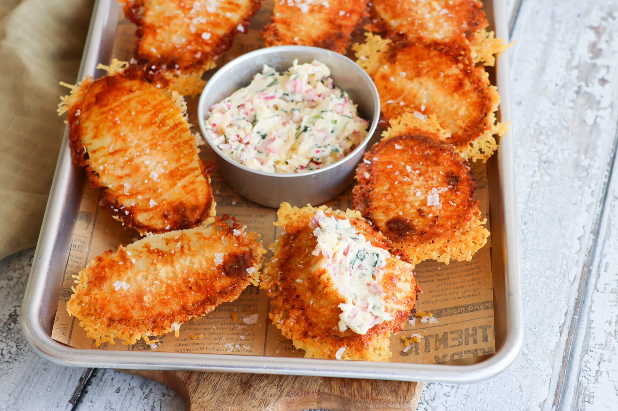 Bagekartofler med parmesan