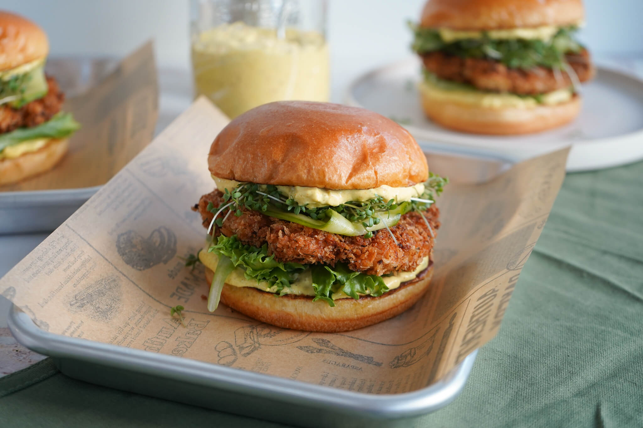 Fiskefrikadelleburger